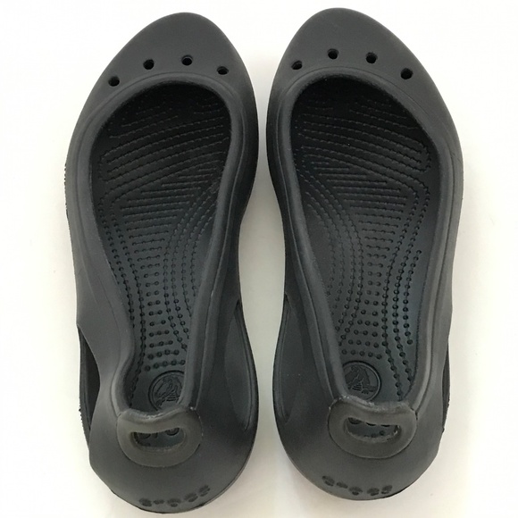 CROCS Kadee Ballet Flats Black Slip On Flats Women’s Size 9 - Picture 9 of 15